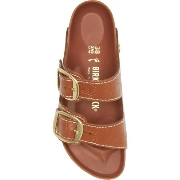 Birkenstock | Shoes | Birkenstock Staud Arizona Big Buckle Slide Brown Size  Us 775 Retail 9 | Poshmark